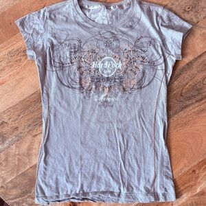 Y2K Hard Rock Cafe couture Munich tee